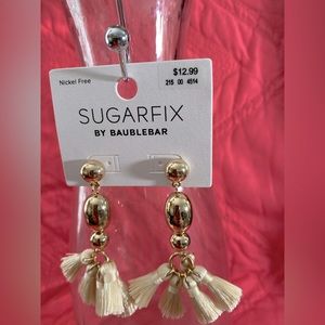 NWT SUGARFIX BY BAUBLEBAR GOLD EARRINGS